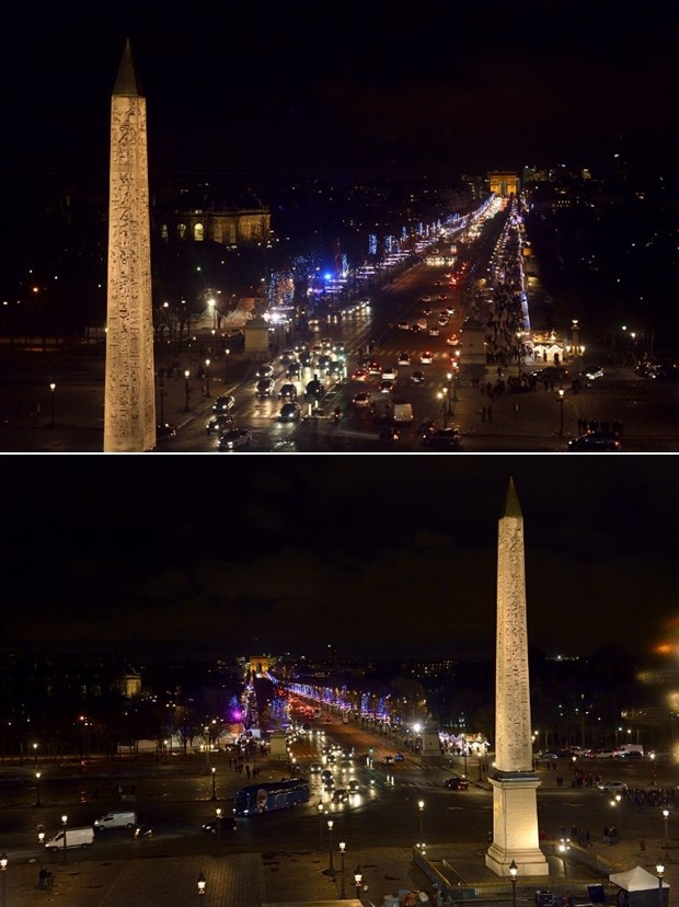 "Božićna staza" do pariškog obeliska