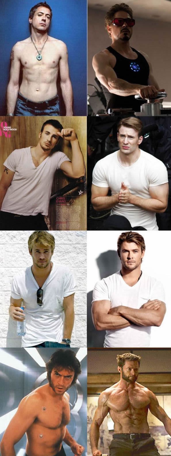 Galerija: Nema uloge superheroja bez brutalnog bildanja