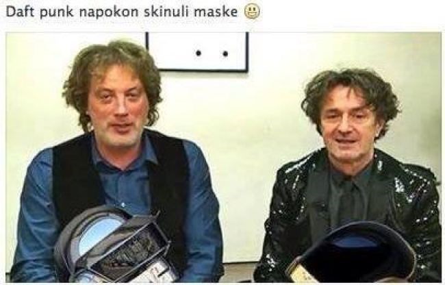 Daft Punk pokazali pravo lice