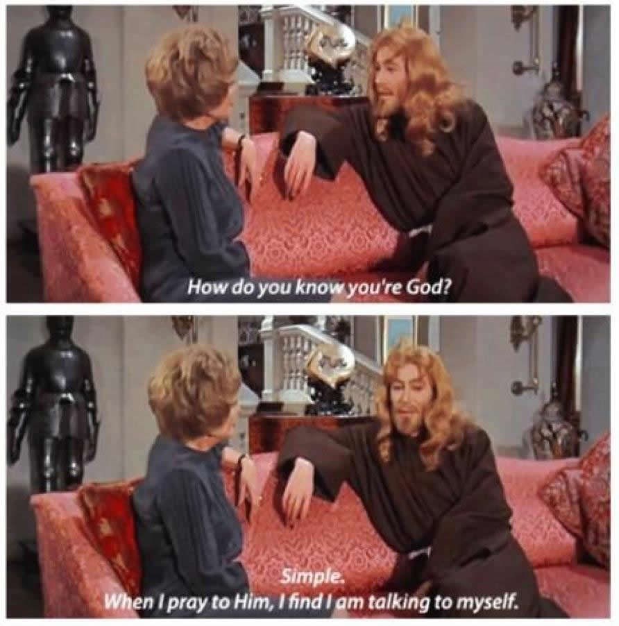 Kako znaš da si bog? Jednostavan odgovor..