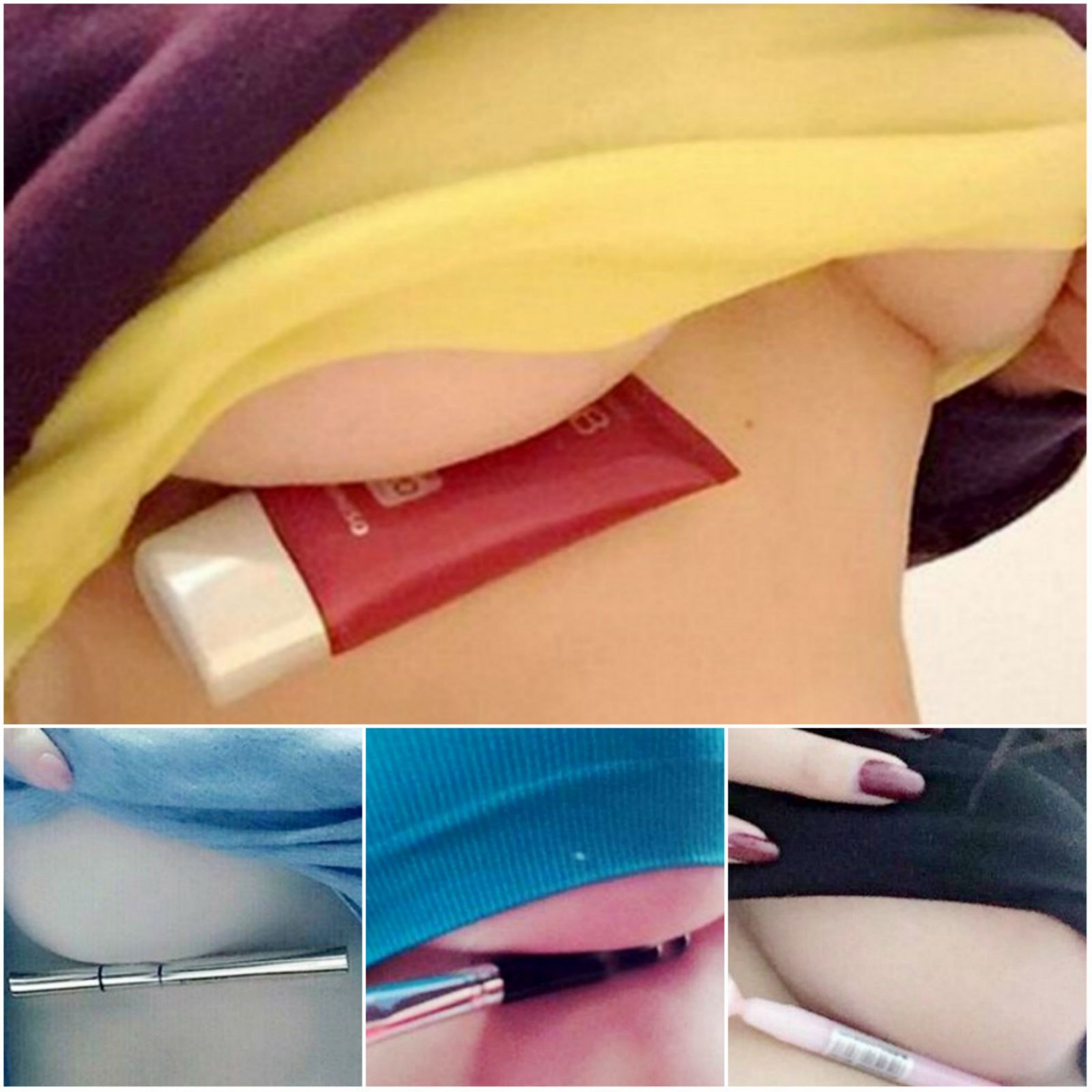 NAJNOVIJA LUDOST NA INTERNETU Žene stavljaju RAZNE PREDMETE ispod SISA i to objavljuju :o