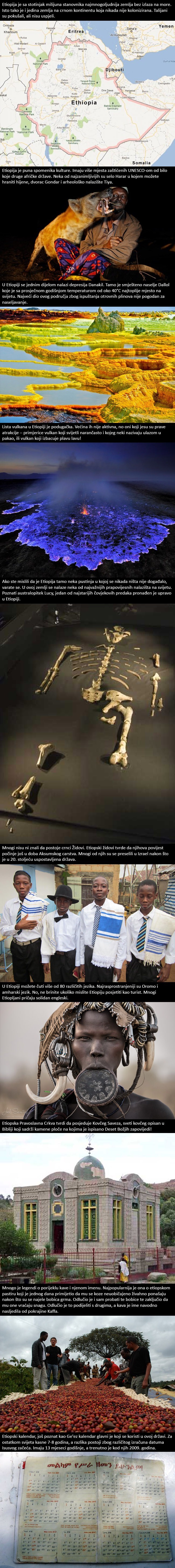 Etiopija je po mnogo čemu unikatna, evo 10 najzanimljivijih činjenica!
