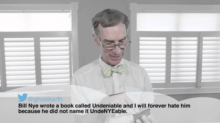 VIDEO: Bill Nye čita hejterske poruke s Twittera