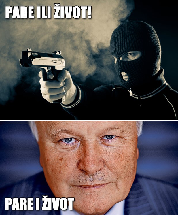 Pljačkaši amateri, učite od Linića!