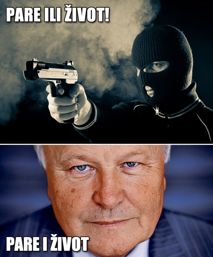 Pljačkaši amateri, učite od Linića!