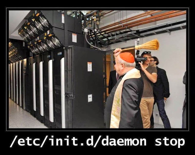 Blagoslov servera: Iš, demone, iz ovijeh hardvera!