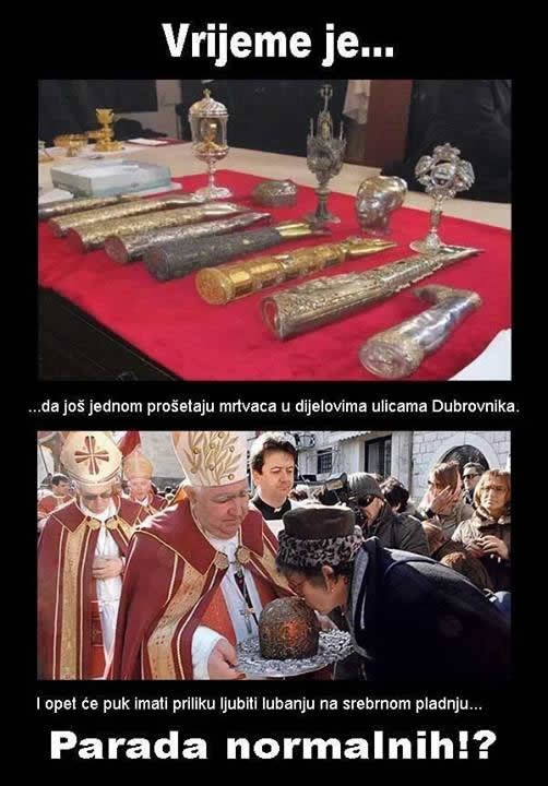 Kako vam je bilo na paradi s lubanjama i komadima mrtvaca?