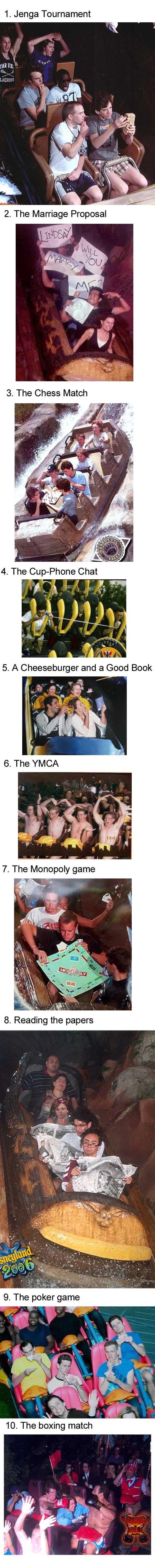 Ovi su ljudi odlučili dodatno začiniti vožnju u zabavnom parku