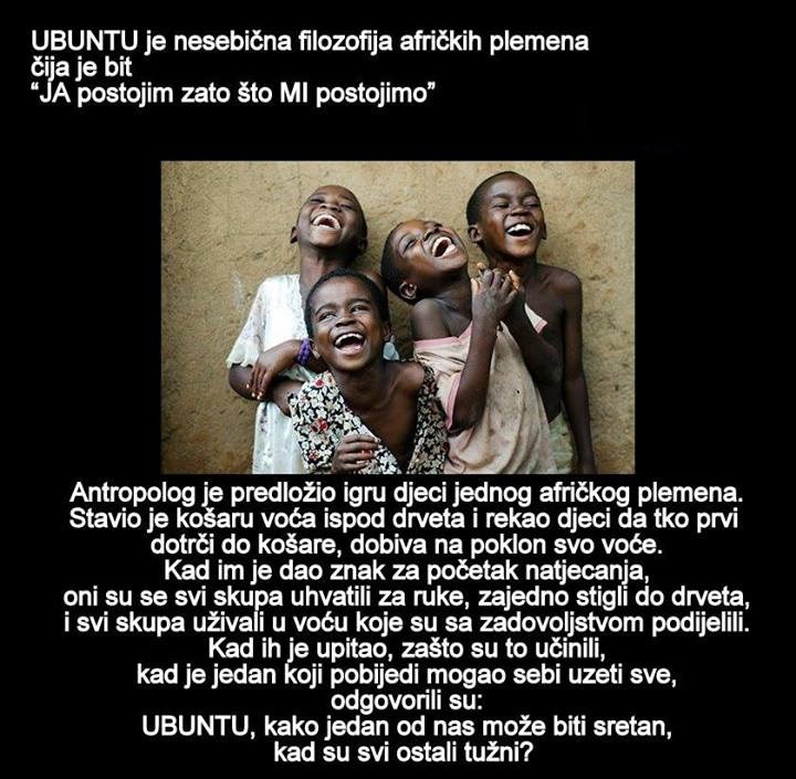 Kako jedan može biti sretan kad su svi ostali tužni?