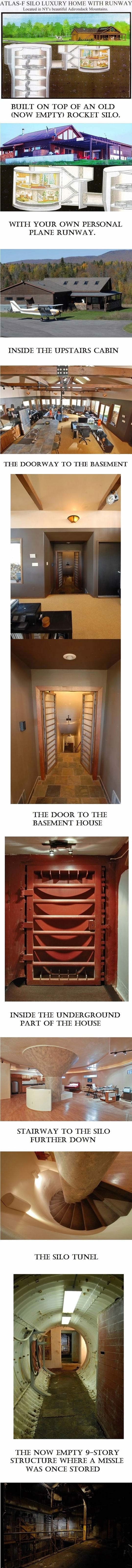 Raketni silos pretvoren u luksuznu "sigurnu kuću"
