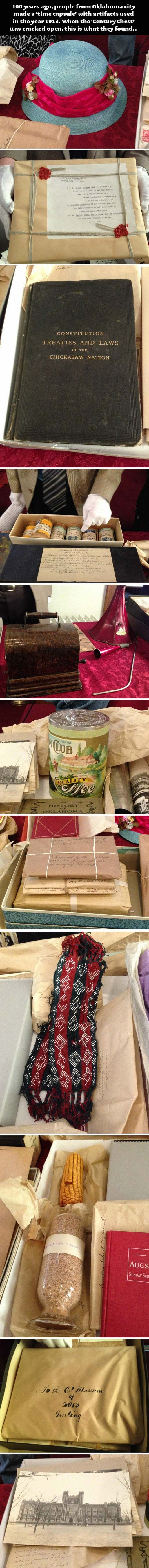Sadržaj "Stoljetne škrinje" iz Oklahome
