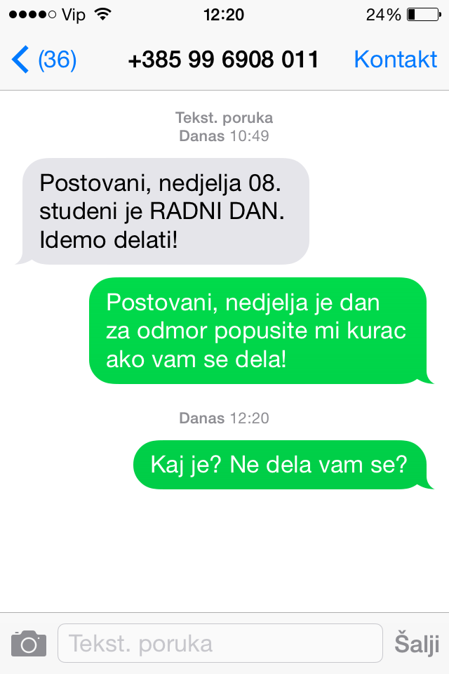 Nas zovu na "delanje" dok oni loču i trpaju si gubice, da ne bi!