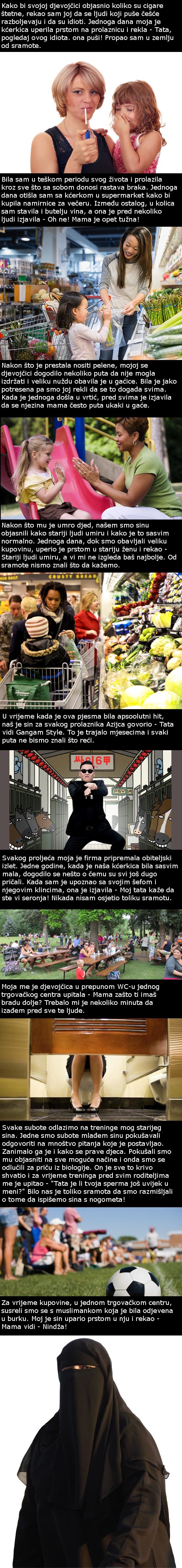 Urnebesne izjave klinaca kojima su potpuno osramotili svoje roditelje
