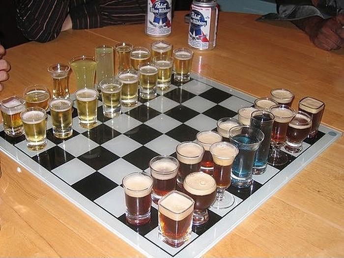 Alkoholni šah za prave muškarce