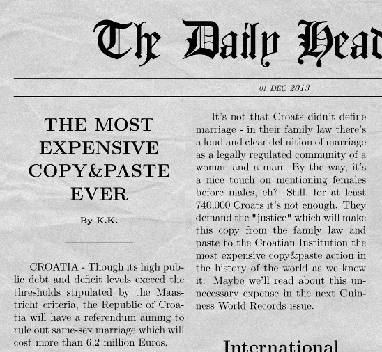 Hrvatska predmet sprdnje u stranim medijima