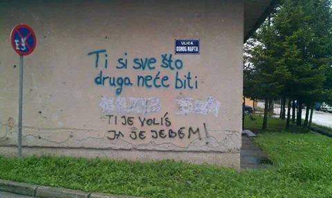 evo još malo ulične poezije..