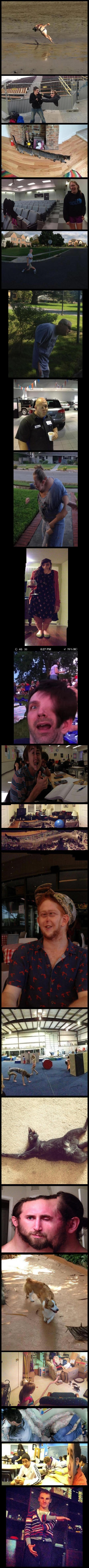 Bizarne panoramske fotke: "Čudovišni" ljudi i životinje