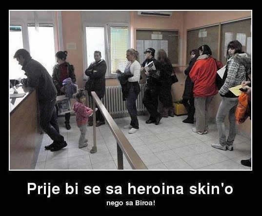 S burze se skidaš samo mrtav