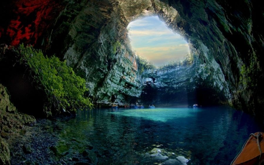 Čarobna spilja Melissani, otok Kefalonija, Grčka