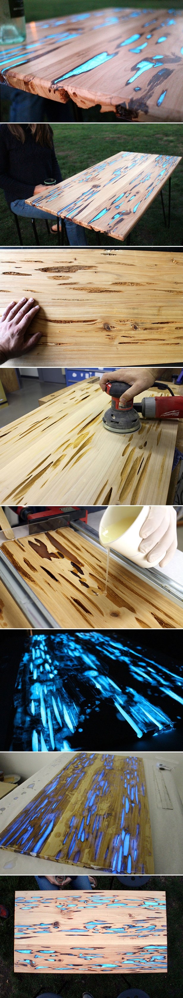 Galerija: Napravi stol koji svijetli u mraku!