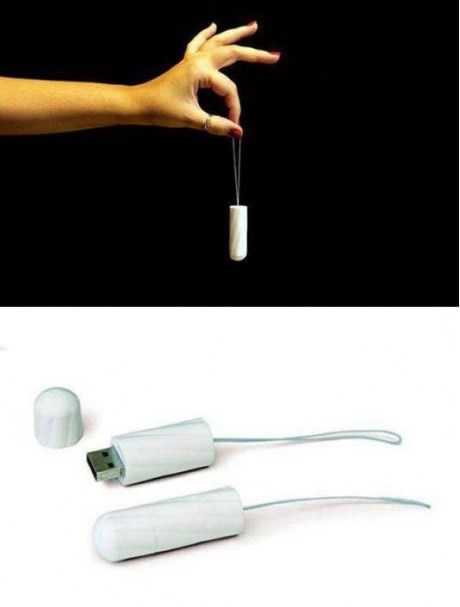 USB stick za žene - u obliku tampona