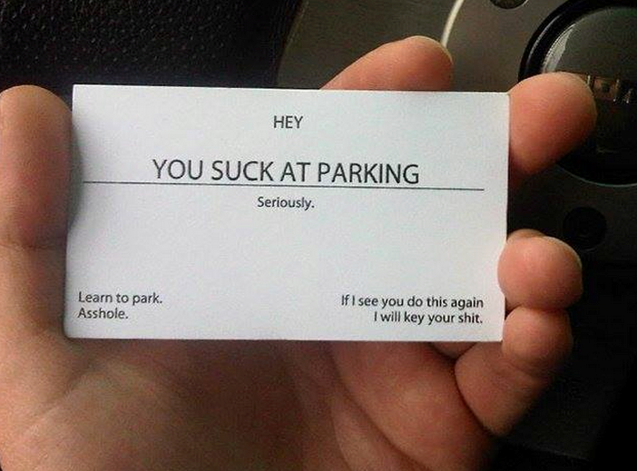 Za one koji parkiraju poput idiota
