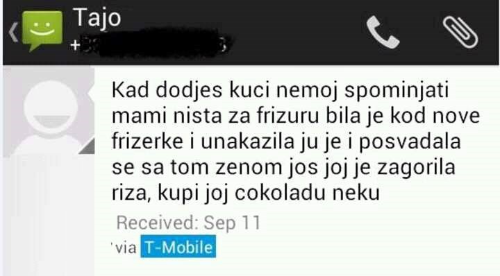 Tata je poslao kćerki poruku kojom je raznježio cijeli Balkan