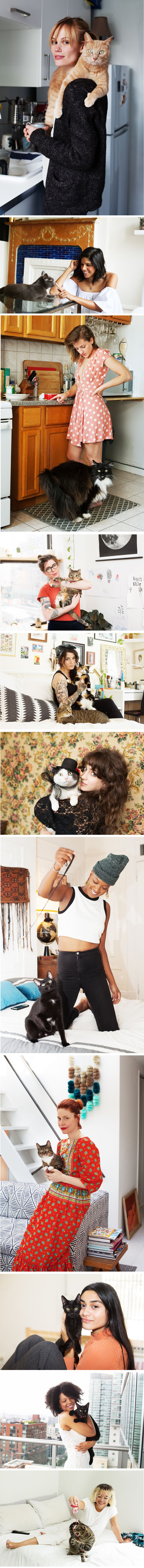 Savršena galerija: Spojila je dvije predivne stvari - mačke i lijepe žene