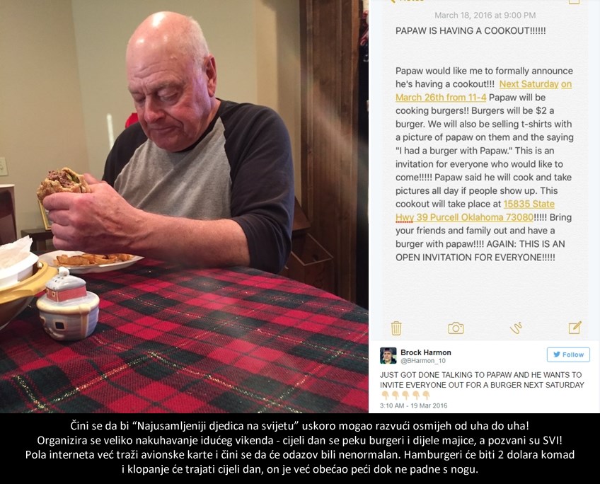 "Najtužniji djedica" organizirao veliko nakuhavanje i APSOLUTNO SVI dolaze!