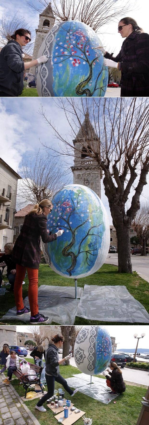 I Kaštel Sućurac dobio svoje veliko uskrsno jaje