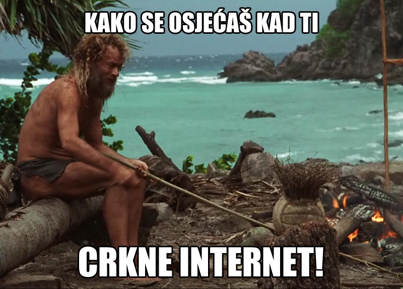 Priznajte, bez interneta smo kao bez ruku i nogu