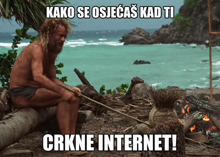 Priznajte, bez interneta smo kao bez ruku i nogu