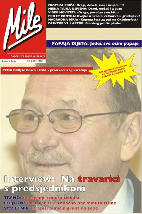 Ovo bi bilo čitanije od Playboya