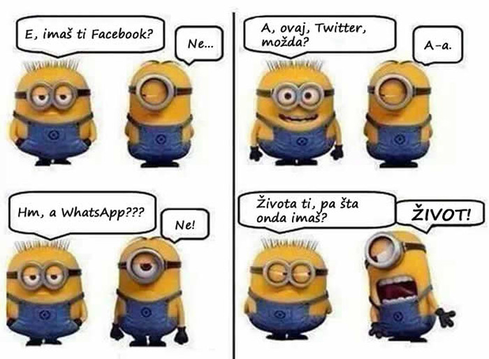 Imaš Fejs ili život?
