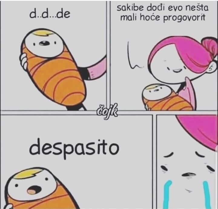 Beba je rekla svoju prvu riječ i razočarala svoje roditelje