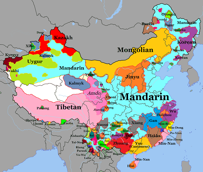 Službenih jezika u Kini kao u cijeloj Europi