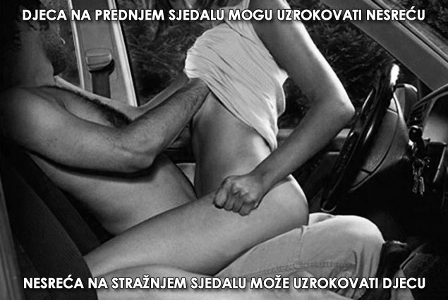 Stražnje sjedalo je najopasnije