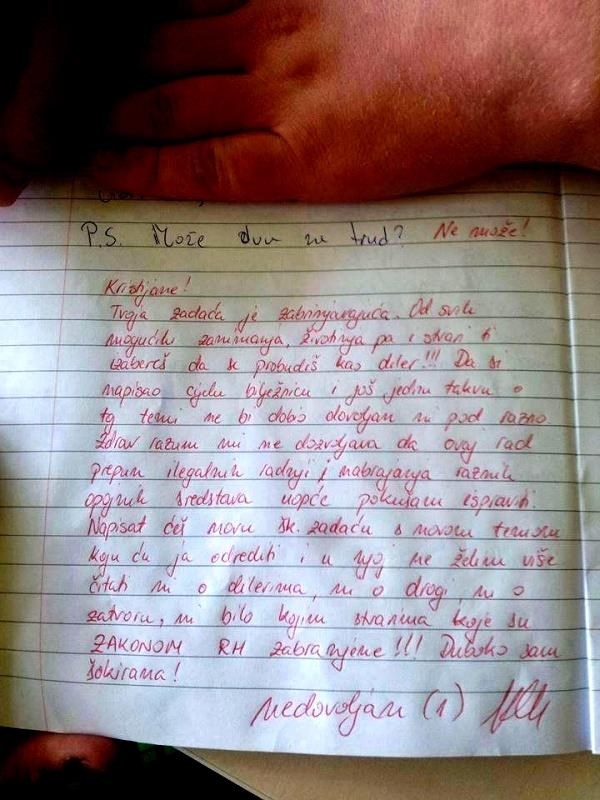 Učiteljica pukla: Drugi o jeseni, on o zatvoru i dilanju