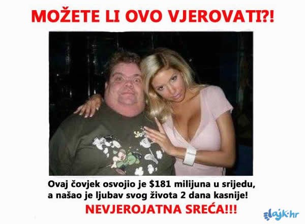 Blago njemu, prava ljubav je tako rijetka