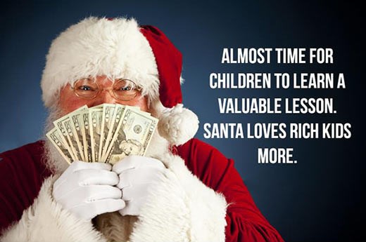 Djed Mraz više voli djecu bogataša?