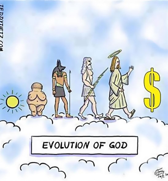 EVOLUCIJA BOGA u samo jednoj slici