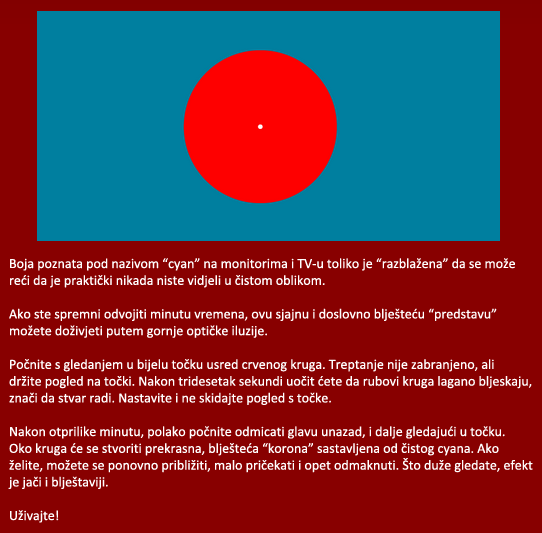 Želite li vidjeti boju koju još nikad niste vidjeli?