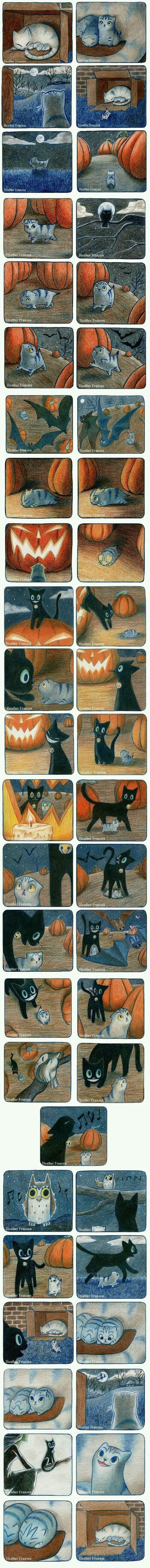 Strip koji će vam popraviti dan: Maca se probudila i krenula u zastrašujuću avanturu!