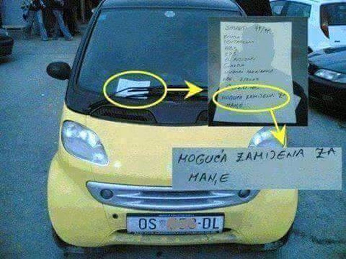 moguća zamjena