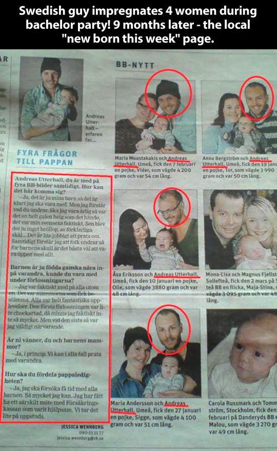 Na momačkoj oplodio četiri žene, sve rodile isti tjedan