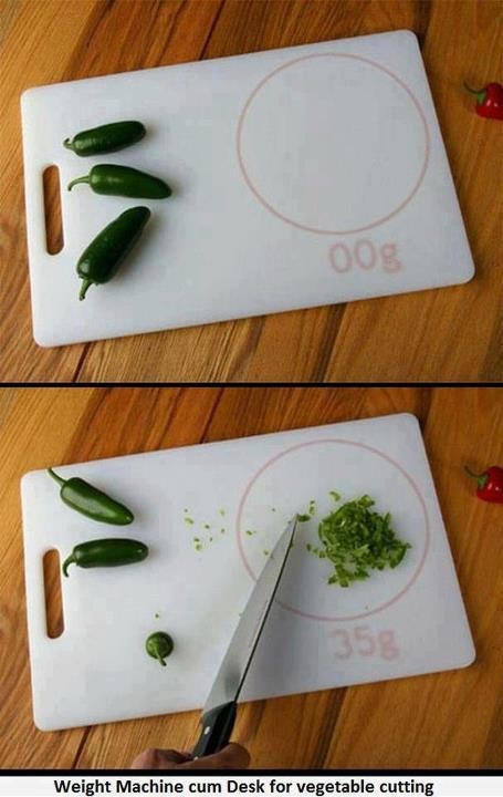 Gurmani pozor: Kuhinjska daska u sebi ima vagu