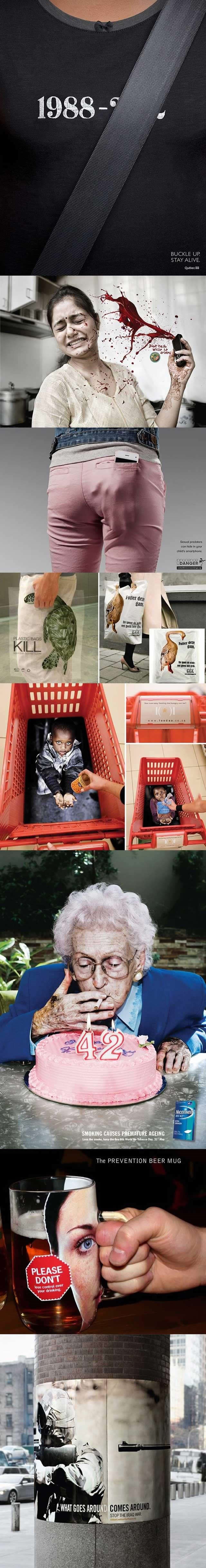 Snažne poruke s genijalno osmišljenih plakata