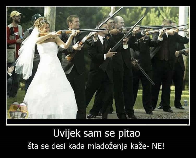 Otkriveno što se desi kad mladoženja kaže "Ne"