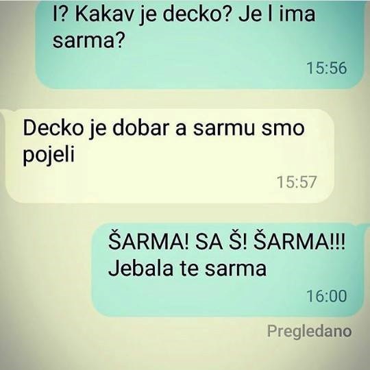 Prijateljica ju je pitala za mišljenje o dečku, a ona je počela pisati o hrani