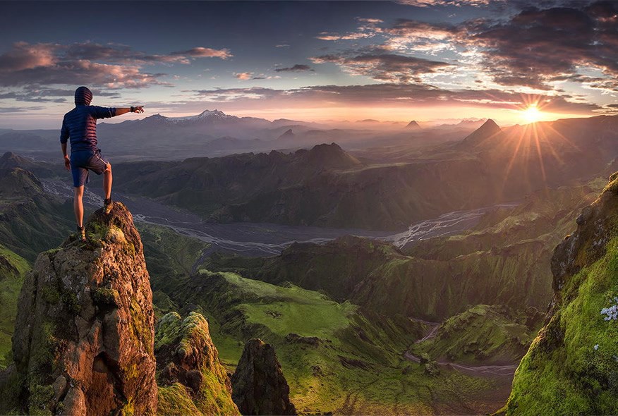 Veličanstveni izlazak sunca na Islandu